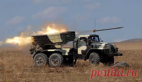 БМ-21 "Град" (9К51) - реактивная система залпового огня