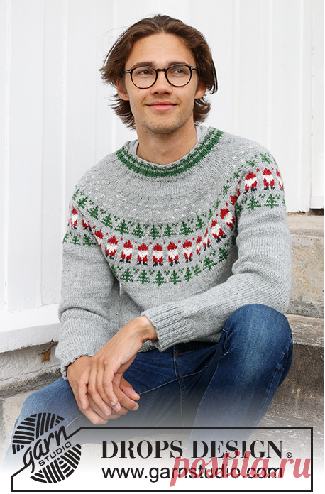 Christmas Time Sweater / DROPS 233-12 - Free knitting patterns by DROPS Design