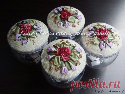Красота из пустых стеклянных баночек | Умелые ручки