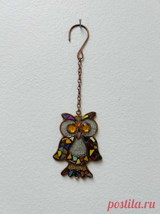 Búho, Blingthingzbylori, Molinete de viento, Búho atrapasol, Regalo para ella, Colgante de pared, Regalo para el hogar - Etsy Chile
