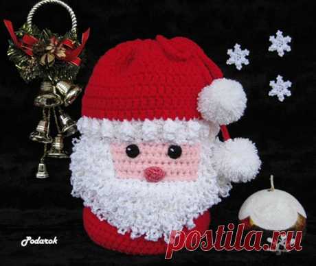 Милые сердцу мелочи от Podarok: Мешок для подарков Дедушка Мороз / Santa Gift Tote