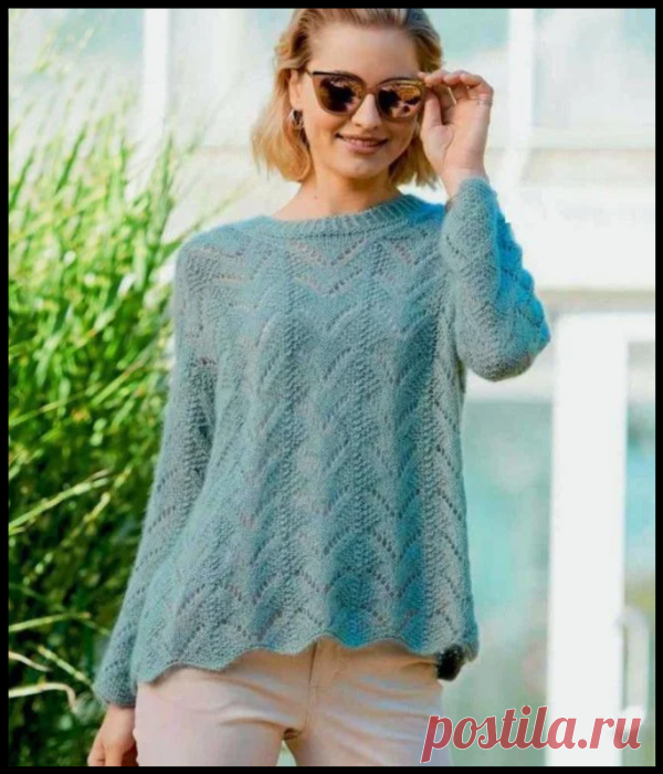 5 интересных вязаных пуловеров - описание и схемы вязания спицами