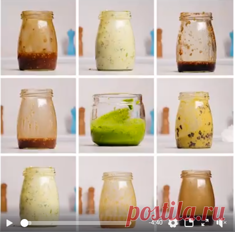 12 быстрых и вкусных заправок для салатов на любой вкус.