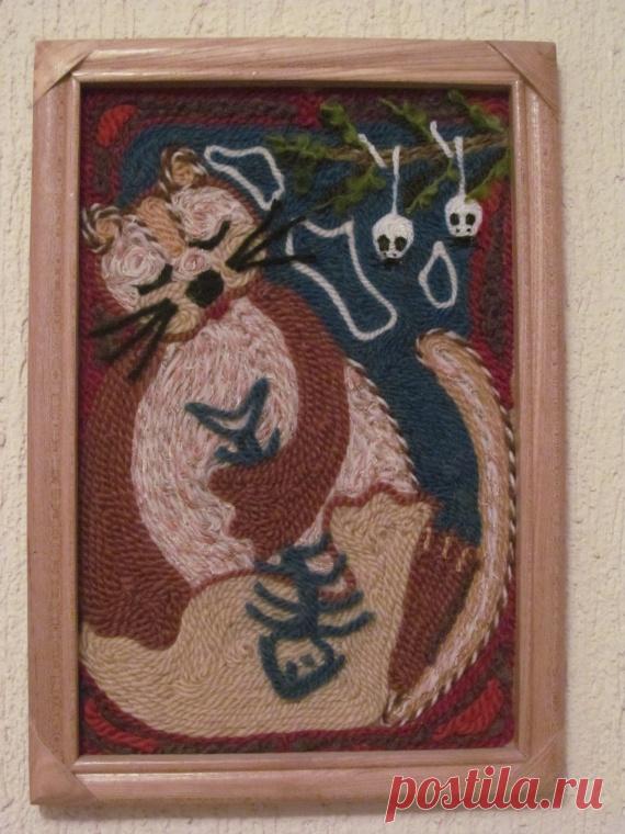 Сытый котЭ - запись пользователя Grimasa (Татьяна) в сообществе Прочие виды рукоделия в категории Другие виды рукоделия