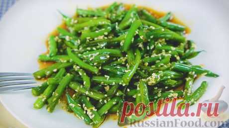 Салаты из стручковой фасоли, только лучшие рецепты
