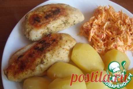 Курица жареная без масла &quot;Секретный рецепт&quot; рецепт приготовления с фото как готовить