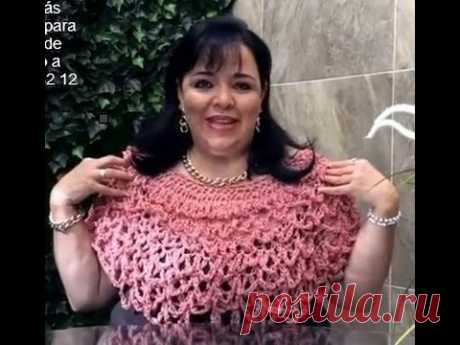 Capita Olas - tejido con gancho fácil y rápido - Tejiendo con Laura Cepeda - YouTube