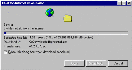 End of the Internet
