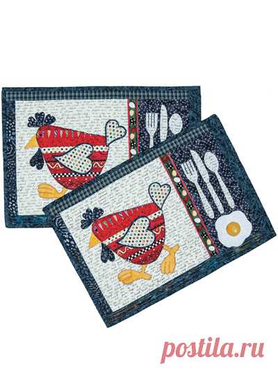 New Quilt Patterns - Sunny Side Up Kitchen Set Pattern