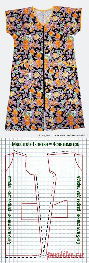 Шьем халат (Шитье и крой) – Журнал Вдохновение Рукодельницы