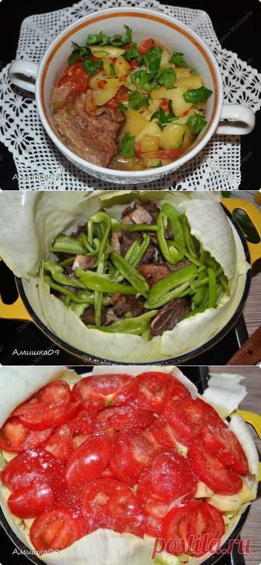 ДАМЛАМА с говяжьими ребрышками. Вкусный рецепт.