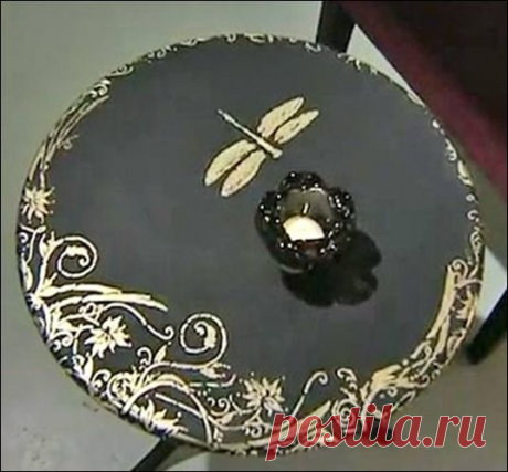 Декорируем старую мебель своими руками.