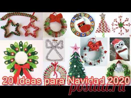 20 Ideas para NAVIDAD 2020! Manualidades para todos