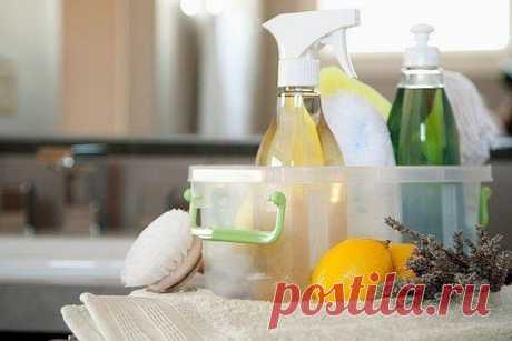7 уникальных рецептов безопасных чистящих средств.