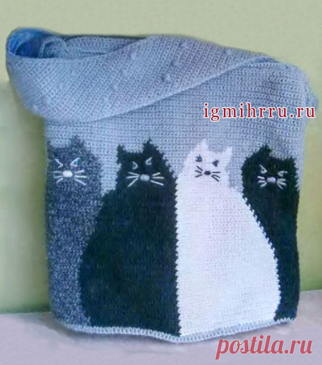 СУМКА «ВАЖНЫЕ КОТЫ»