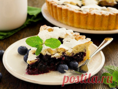 Линцский тарт или Linzer Torte с черникой — Лучшие рецепты