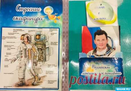 Лэпбук «Космос» для детей своими руками. Воспитателям детских садов, школьным учителям и педагогам - Маам.ру