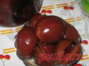 Маринованные сливы с чесноком на зиму | Идея Меню
