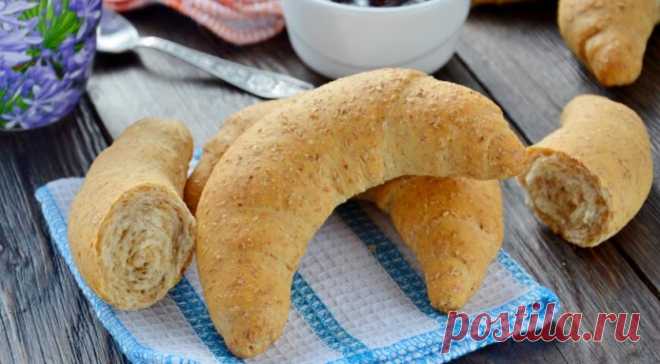 Вкусная и полезная выпечка: рогалики с отрубями — Едим дома