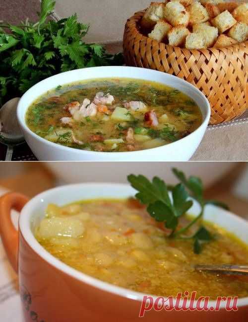 Гороховый суп с курицей / Простые рецепты