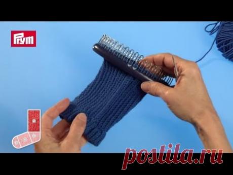 Приспособление для вязания носков и митенок полная версия - YouTube