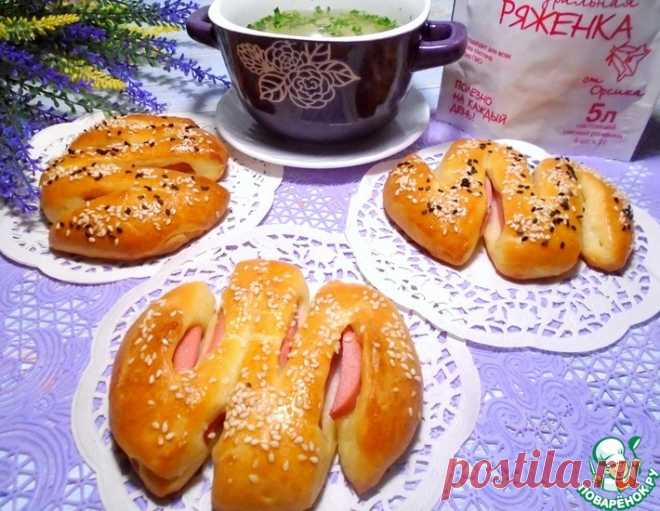 Пирожки с колбасой к бульону – кулинарный рецепт