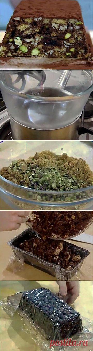 Рецепты с шоколадом от Джейми - торт "холодный" | Рецепты Джейми Оливера