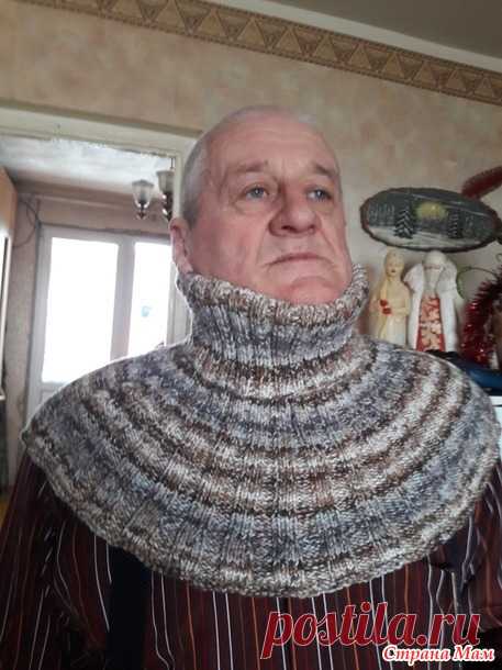 Манишка для сына. Спицы. - Вязание - Страна Мам