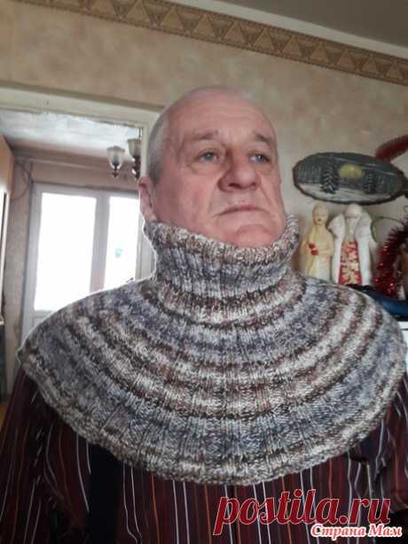 Манишка для сына. Спицы. - Вязание - Страна Мам