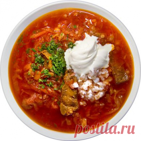 Борщ украинский с мясом