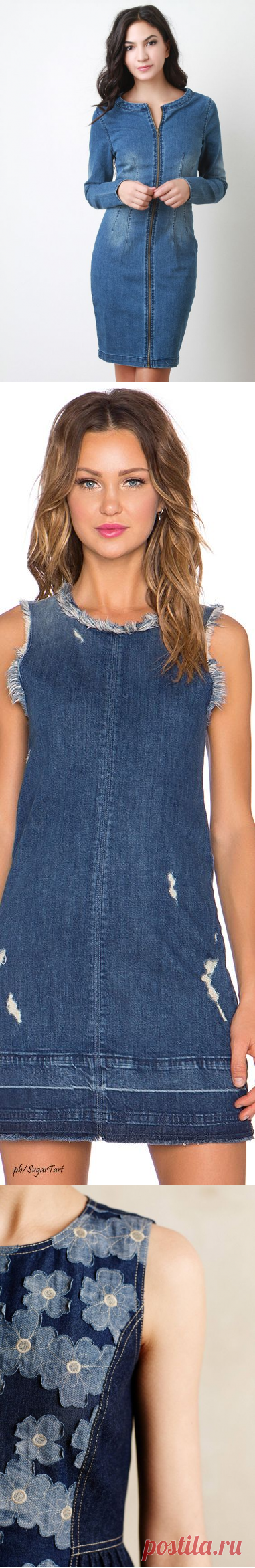 Джинсовые платья. Идеи переделок
