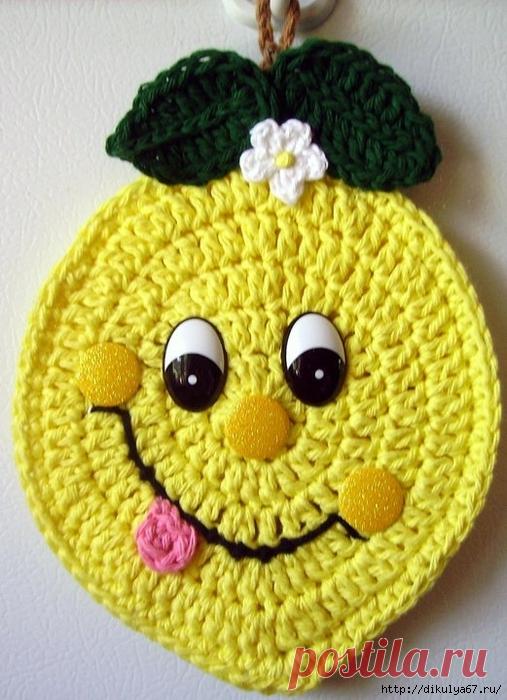 Прихватки и прочая вязаная красота для кухни.