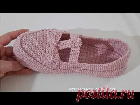 Çeyizlerin gözdesi olmaya aday babet yapımı ,sonuç yine muhteşem #easy #crochet #shoes #making