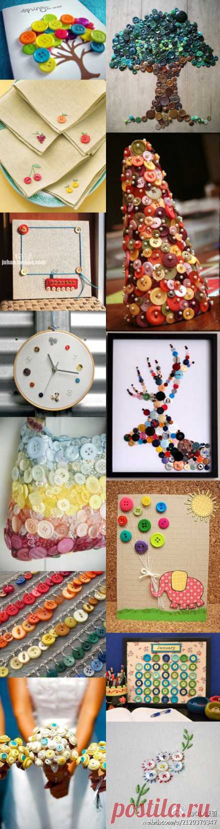 Декор пуговицами. http://mycontriver.blogspot.com/2012/05/blog-post_3814.html