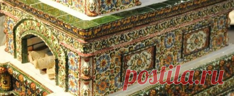 Облицовка печи изразцами