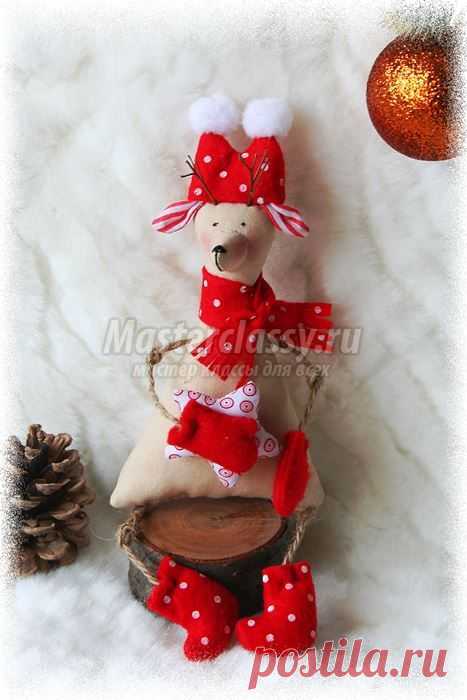 Олень на Новый год своими руками: пошаговый мастер-класс с фото.