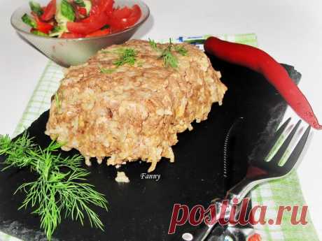 «Кирпич» из куриного и свиного мяса