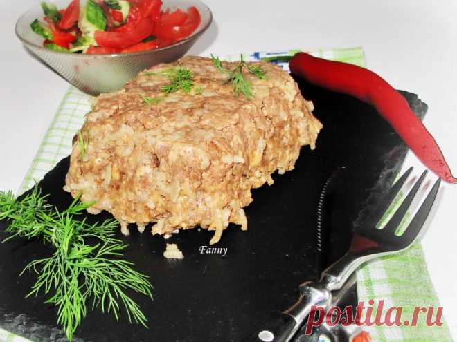 «Кирпич» из куриного и свиного мяса