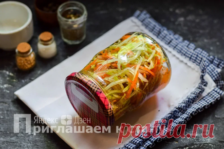 Зимняя закуска за копейки: кабачки и морковка по-корейски | Приглашаем к столу | Яндекс Дзен