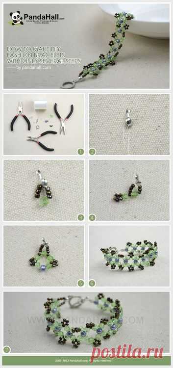 (1) DIY dainty bracelet. | Bling...bling...handmade jewelry