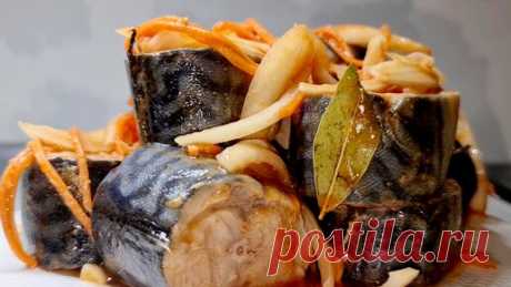 Срочно бегите в магазин за рыбой. Ну очень вкусная скумбрия с овощами по-корейски (делюсь рецептом) | Вкуснейшн Life | Дзен