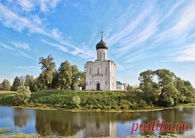 The church was ... Heavenly Intercession on the Nerl.