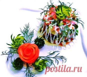 Овощной салат с маринованным имбирем - Кулинарные рецепты / Домашний ресторан