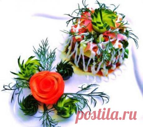 Овощной салат с маринованным имбирем - Кулинарные рецепты / Домашний ресторан