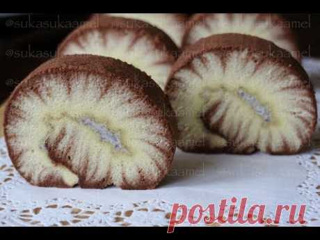 Hurricane Swiss Rolll - Chocolate | Suka Suka Amel - YouTube