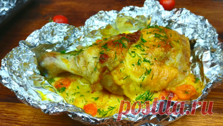 Курица в духовке: давно отказалась от других рецептов, потому что вкуснее и сочнее не ела | Кулинарный Микс | Яндекс Дзен