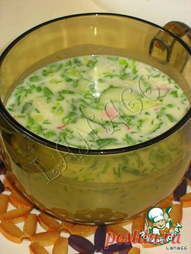 Окрошка на кефире