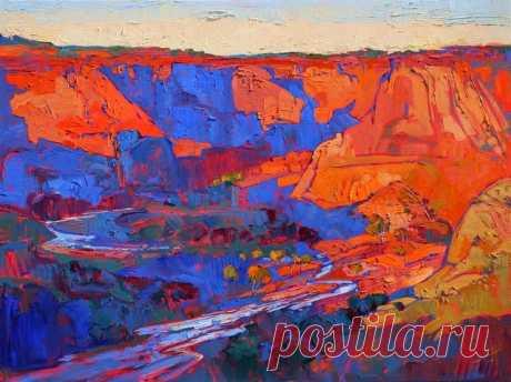 В стиле пленэрной живописи. Erin Hanson