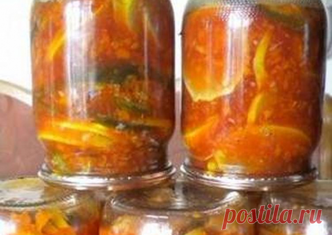 Кабачки в остренькой томатной заливке на зиму - пошаговый рецепт с фото. Автор рецепта Ирина Карпухина . - Cookpad