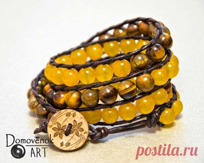 Браслет Чан Лу из натуральных камней. Мастер-класс